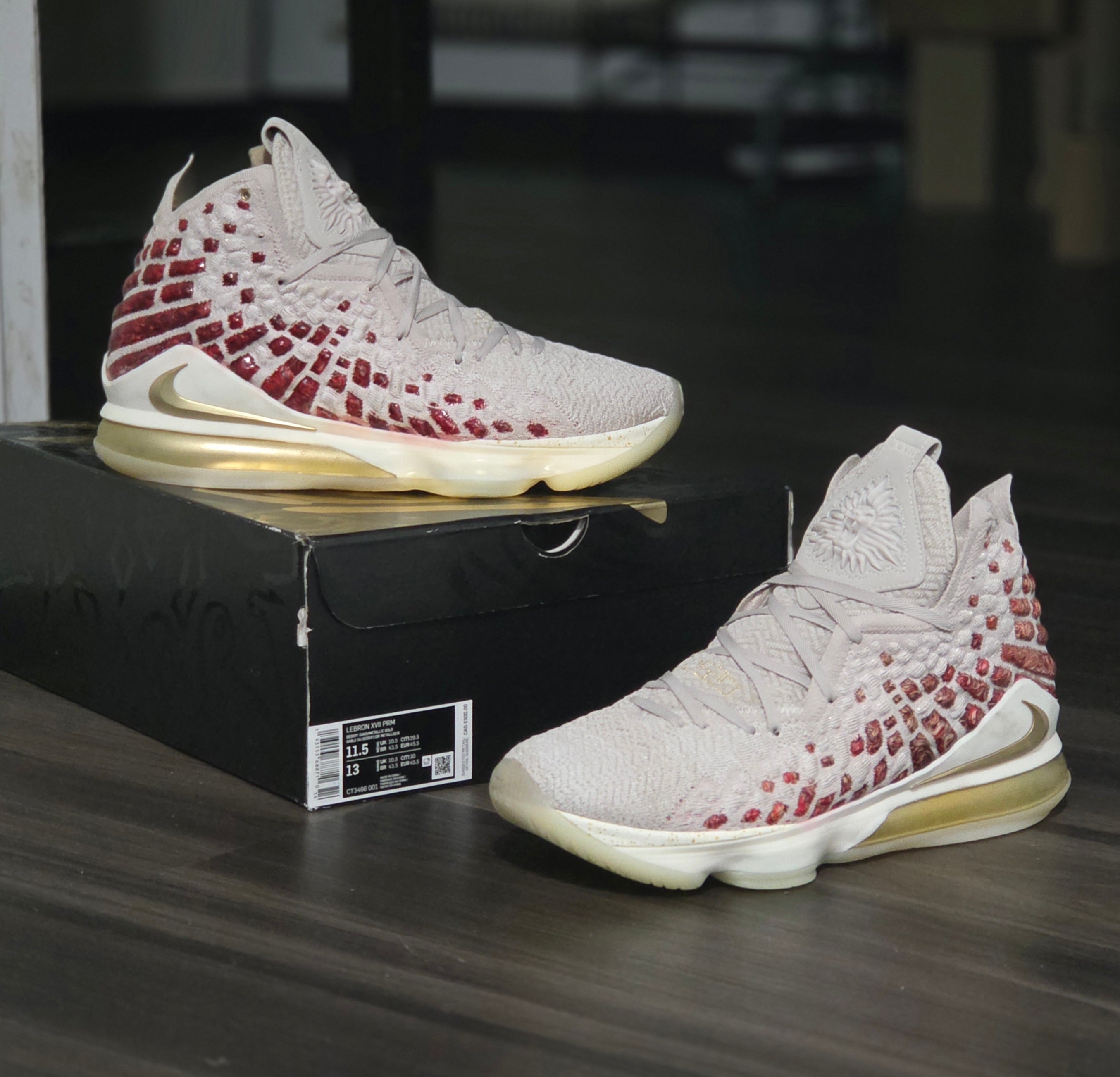 New Nike LeBron XVII 17 PRM “Harlem Fashion Row” CT3466-001 Men’s Size 11,5